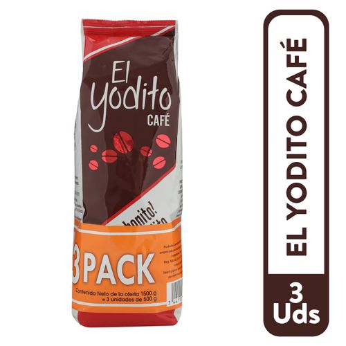 Café Yodito torrefacto 3 pack - 1500 g