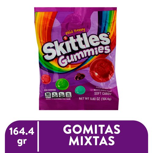 Gomitas Skittles wildberry - 164.4 g