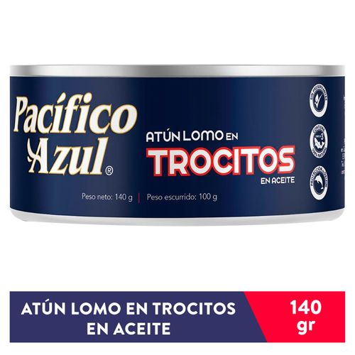 Atún Pacífico Azul trocitos en aceite - 140 g