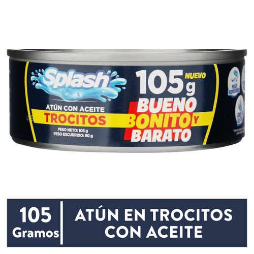 Atún Splash Trocitos En Aceite -105 gr