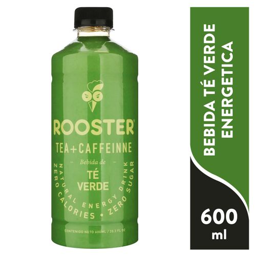 Bebida Energética Rooster, Té Verde -600 ml