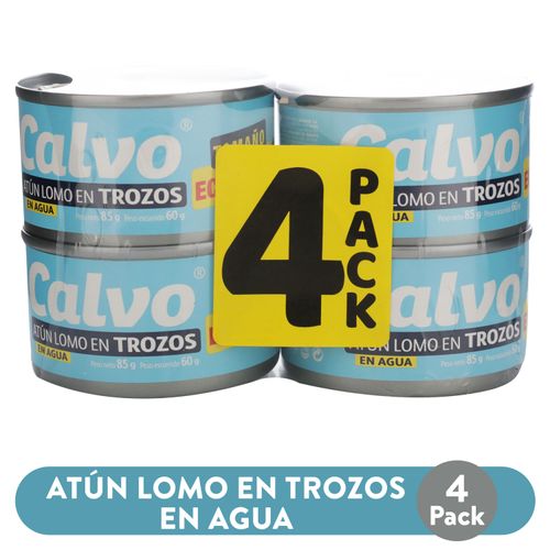 Atún Calvo trozos en agua 4 pack - 340 g