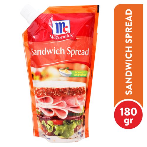 Aderezo McCormick sandwich spread doypack - 180 g