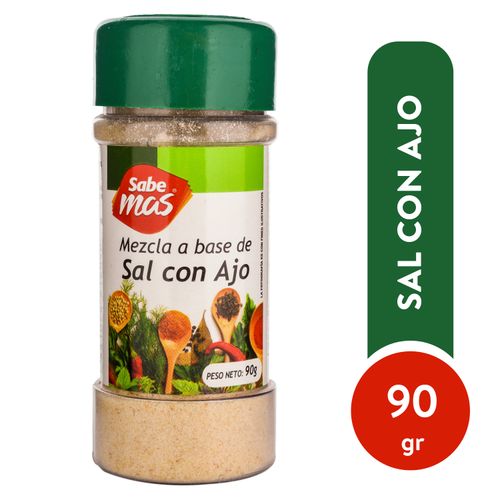 condimento Sabemas mezcla a base de sal con ajo - 90 g