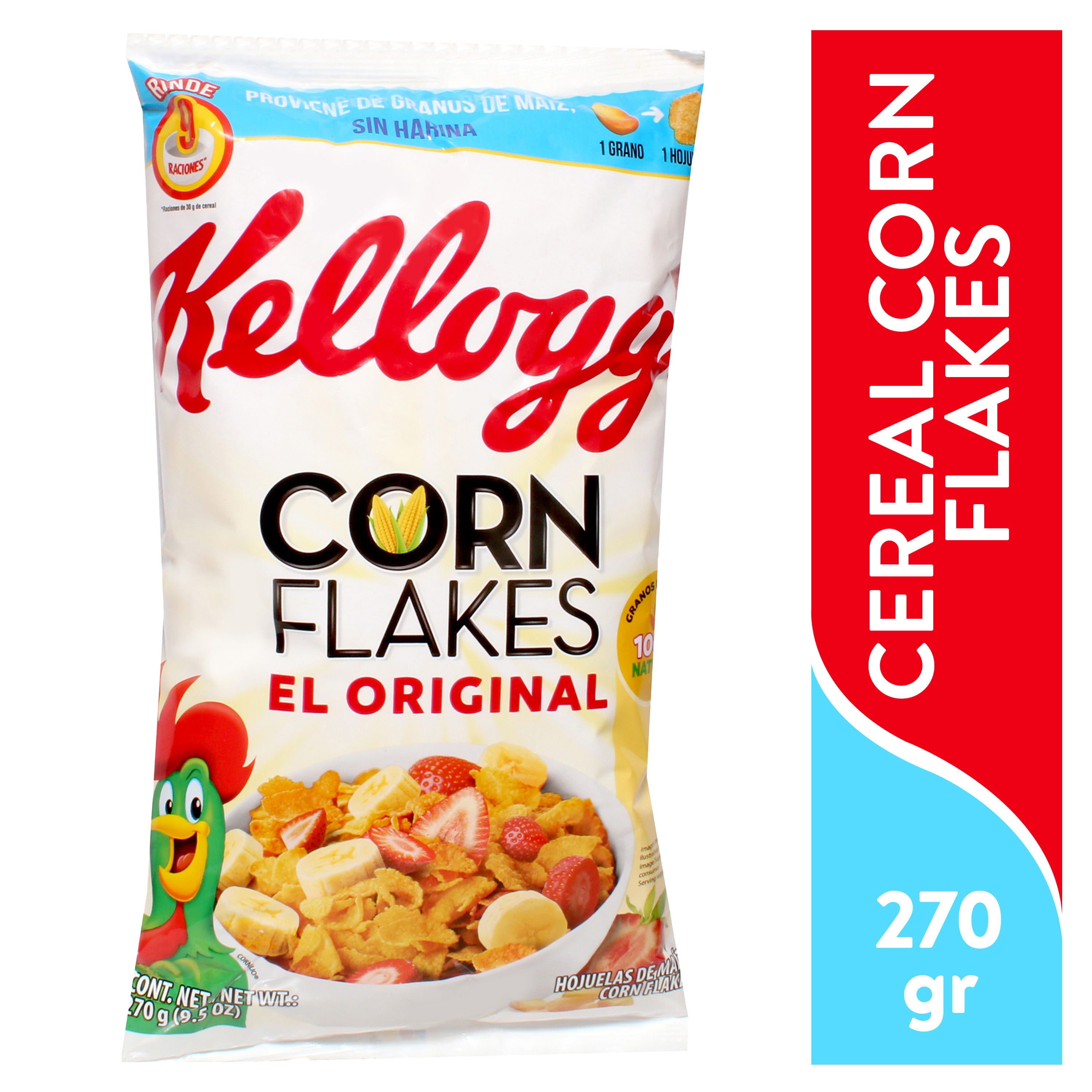 Comprar Cereal Kelloggs Corn Flakes Bolsa -270gr, Walmart Costa Rica -  Maxi Palí