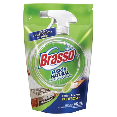 Limpiador Antigrasa Brasso Fusión Natural Doypack -400ml