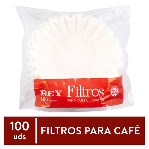 Filtros Rey Para Café -100 Unidades