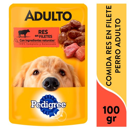 Alimento de Perro Pedigree Adulto Res Pollo - 100gr