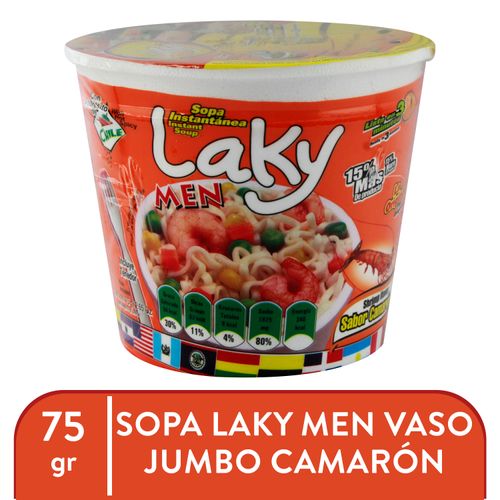 Sopa Laky, Jumbo Camarón -75 gr