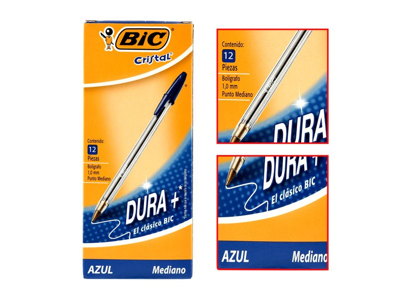 Bolig-Bic-Dura-Mas-Azul-Cj-12-4-56725