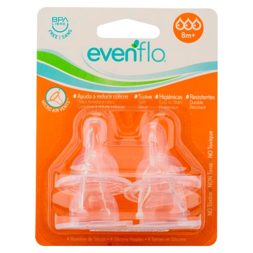 Repuestos Para Biberón Evenflo, Paquete con 4 Repuestos