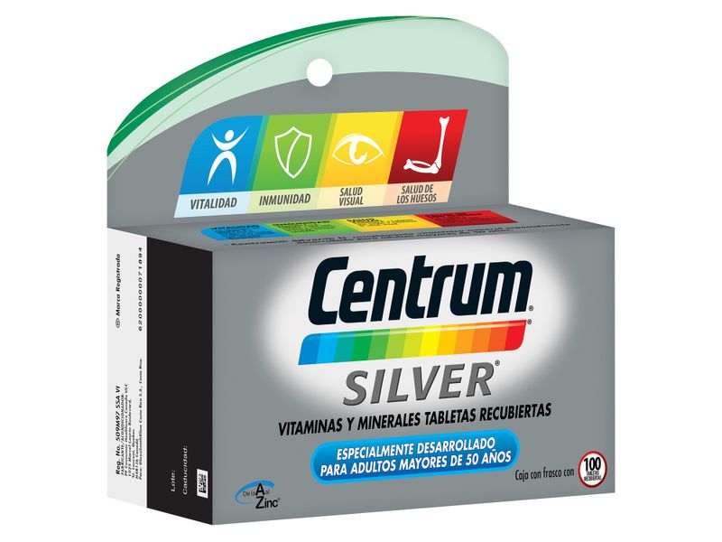 Comprar Multivitamínico Centrum Silver, Para Adultos Mayores De 50 Años ...