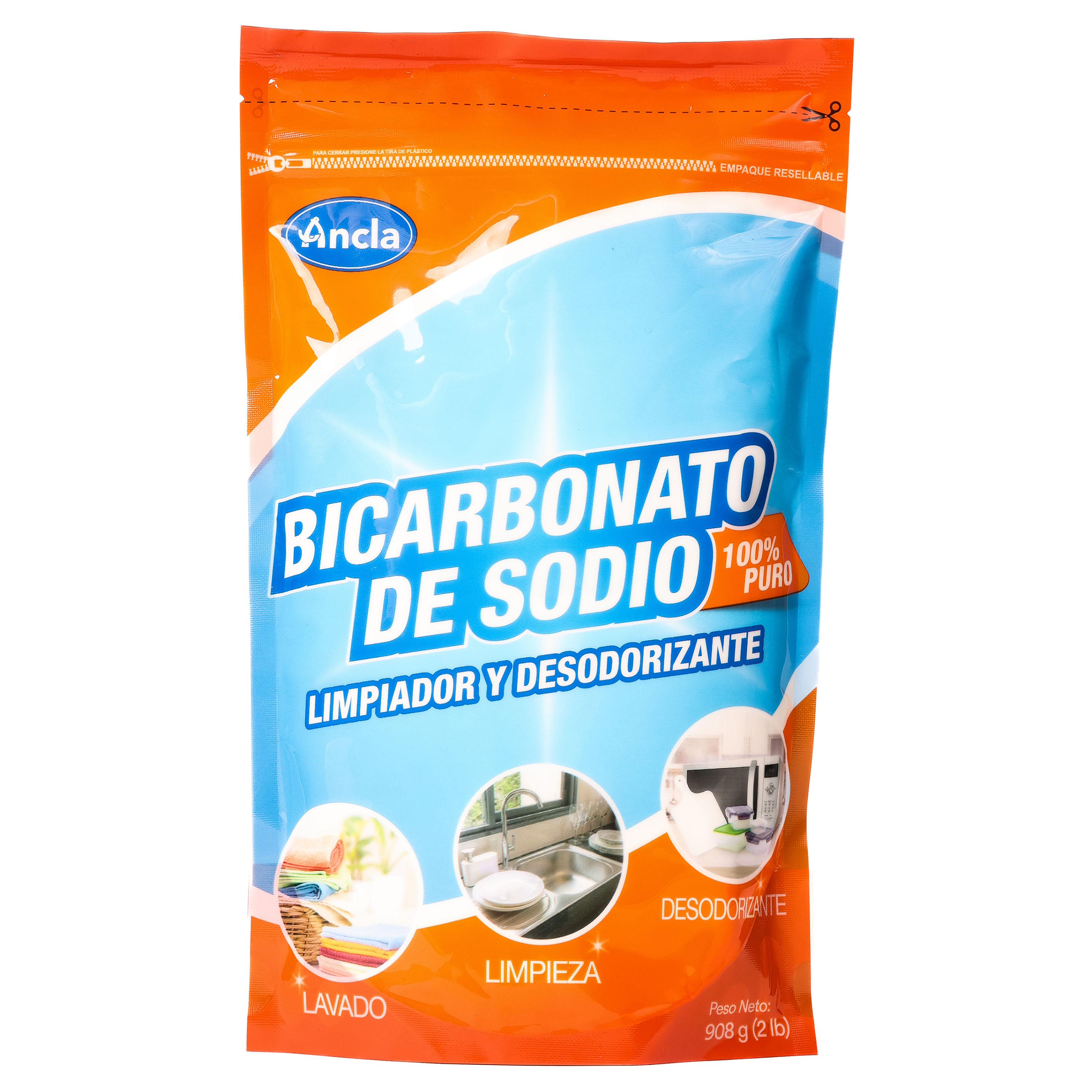 Comprar Bicarbonato De Sodio Ancla Doypack - 908g