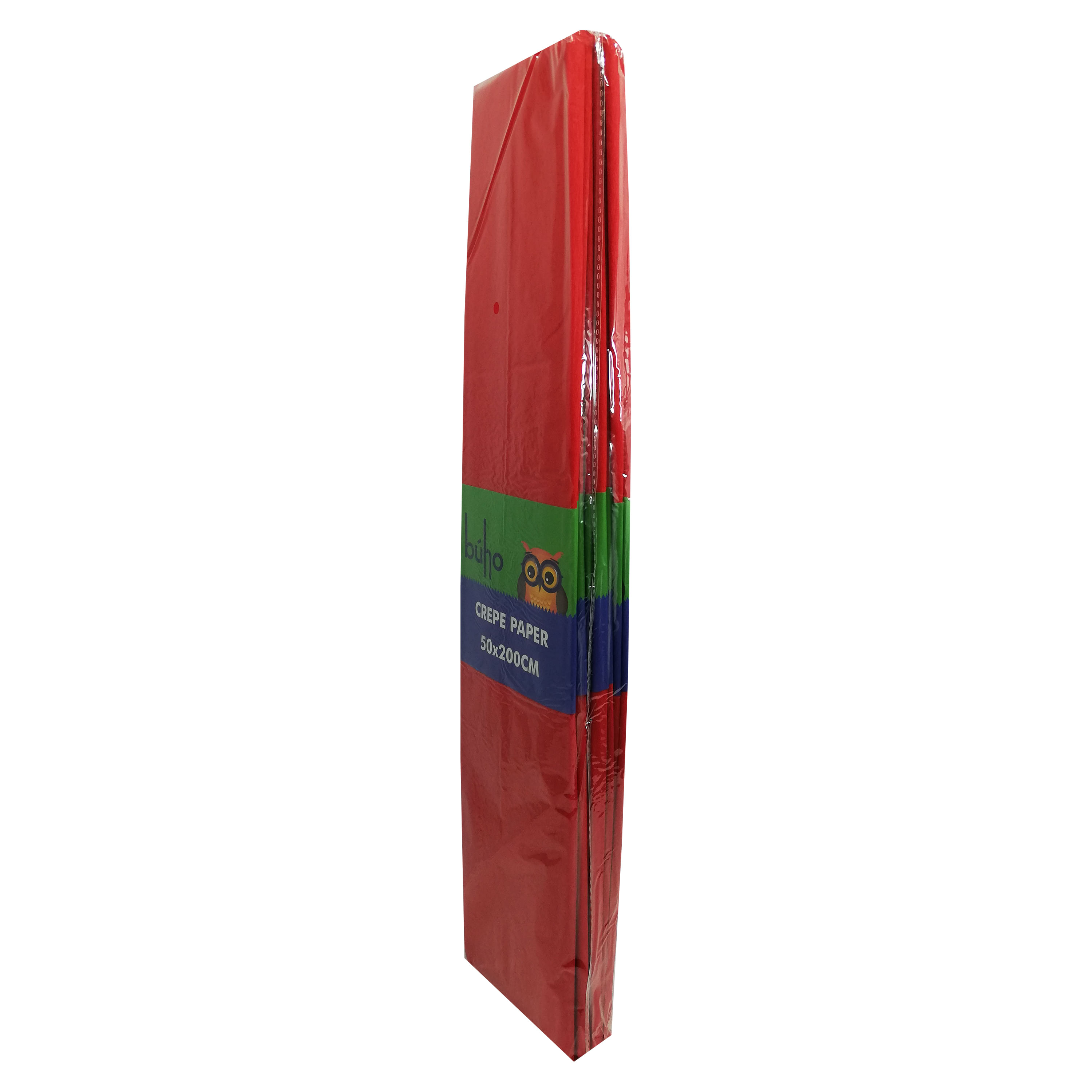 PAPEL CREPE FACELA 10PACK ROJO