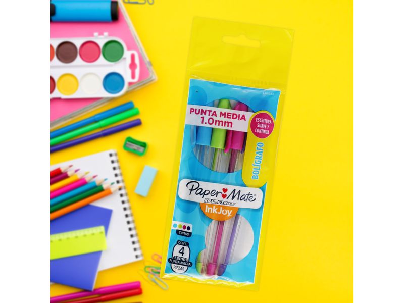 Lapicero-Papermate-Inkjoy100-Colores-Bl4-4-40961