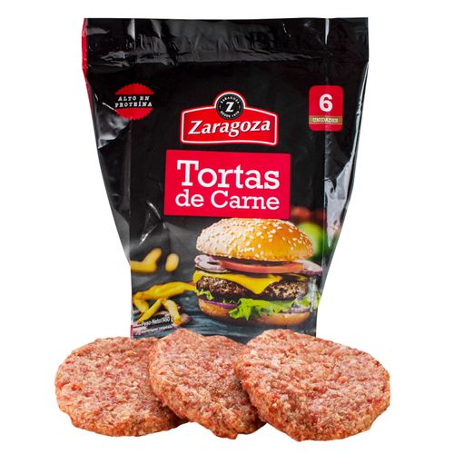 Torta Congelada de Res Zaragoza Alto en Proteína - 450 g