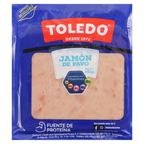 Jamón Toledo de pavo - 450 g