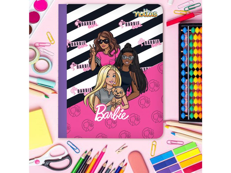 Cuaderno-Nottas-Barbie-Girl-Cosido-Peque-o-Rayas-100-Hojas-4-83276