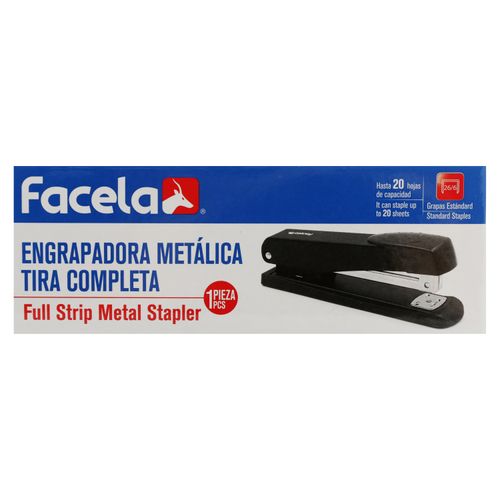 Grapadora metálica Facela tira completa