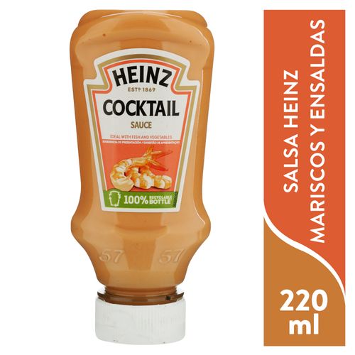Salsa cocktail Heinz para mariscos y ensaladas- 200 ml