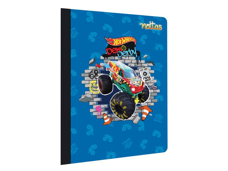 Cuaderno-Nottas-Hot-Wheels-Celeste-Cosido-Peque-o-Rayas-100-Hojas-2-83283