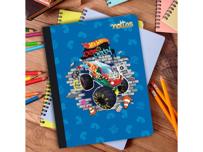 Cuaderno-Nottas-Hot-Wheels-Celeste-Cosido-Peque-o-Rayas-100-Hojas-4-83283