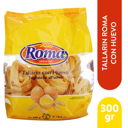 Pasta larga Roma tallarines con huevo - 300 g