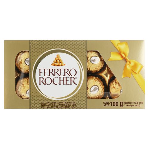 Chocolate Ferrero Rocher 8 Uds - 100 g