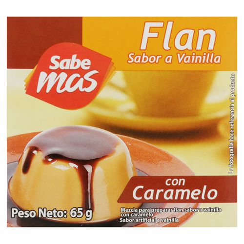 Flan Sabemas con caramelo - 65 g