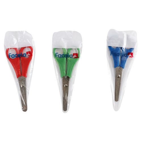 Tijeras para cortar papel Facela punta redondeada