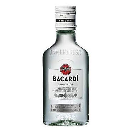 Bebida alcohólica Bacardí superior - 200 ml