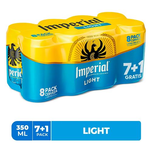 Imperial Light 350ml Lt 8pk Termoformado