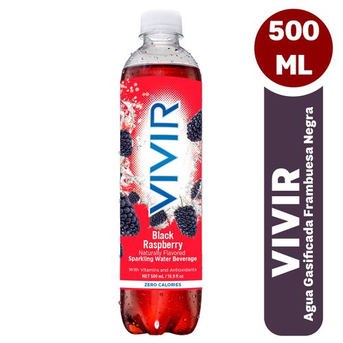 Bebida Carbonatada Vivir, frambuesa -500ml