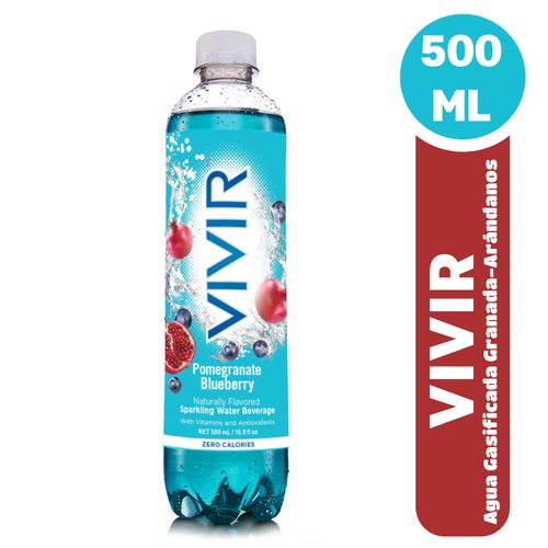 Bebida Carbonatada Vivir, arándano -500ml