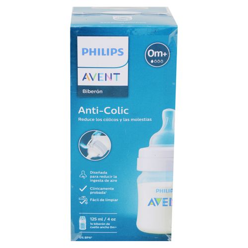 Biberón avent Philips anticólicos de 125 ml - 1 ud