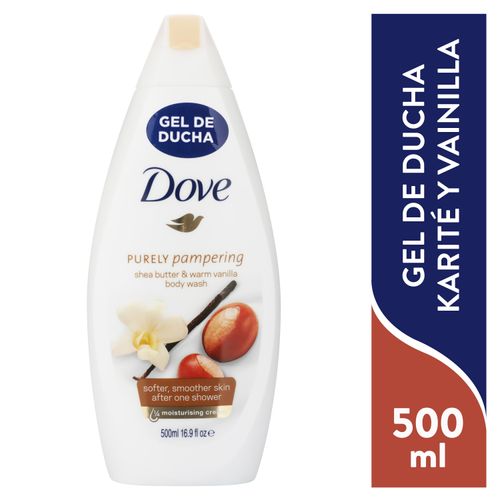 Gel de ducha Dove purely pampering - 500 ml