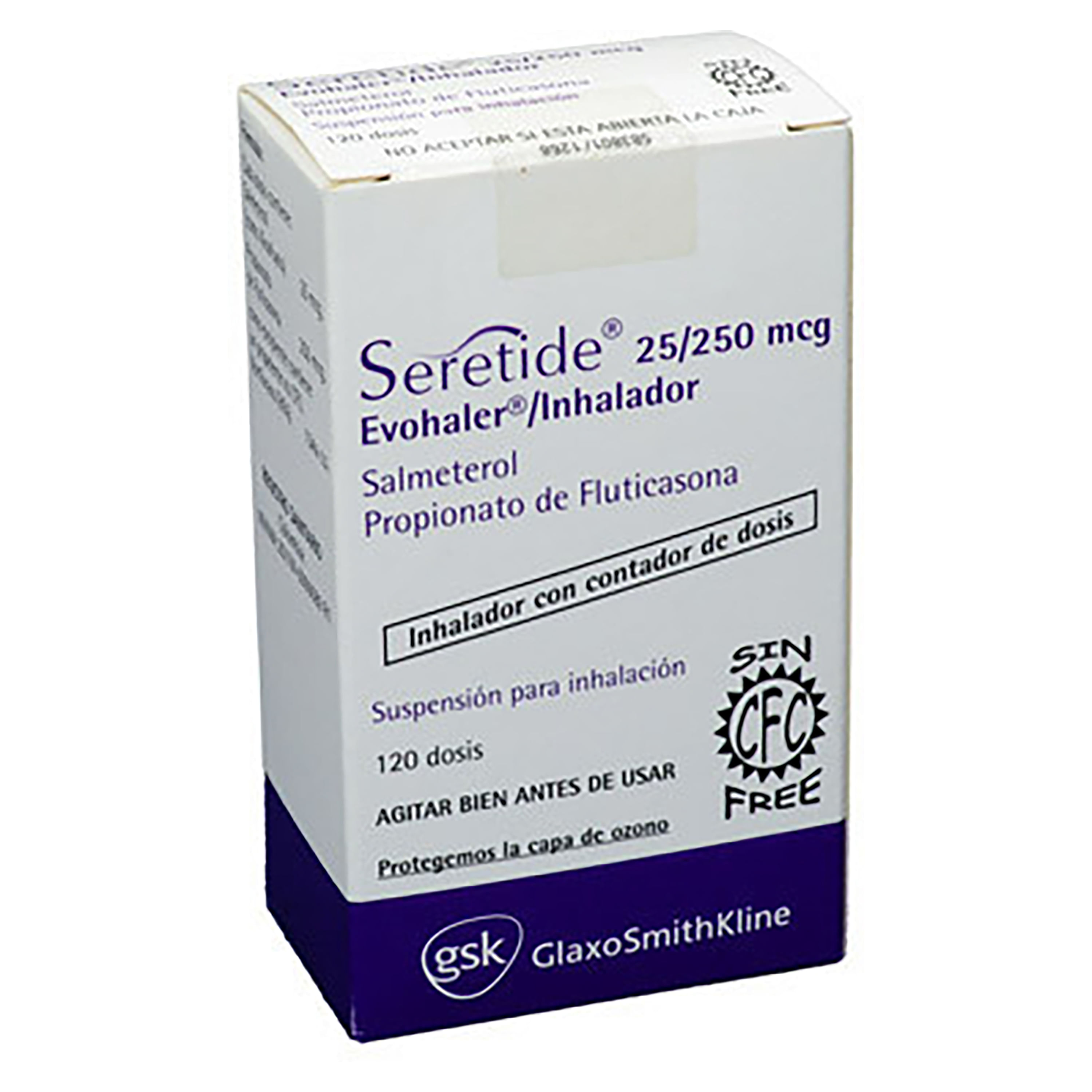 Comprar Inhalador Oral Glaxosmithkline Seretide -120 dosis | Walmart ...