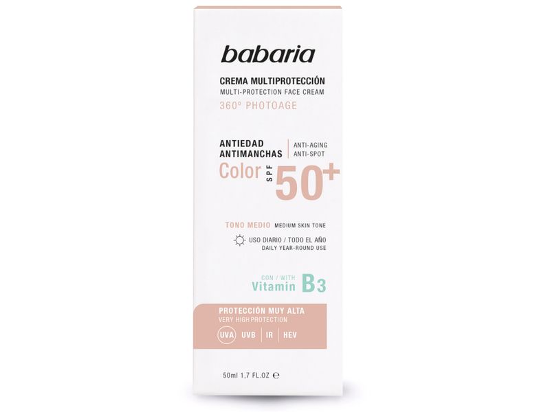 Bloqueador-Solar-Con-Color-Babaria-Antimanchas-y-Antiarrugas-SPF-50-50-ml-1-93243