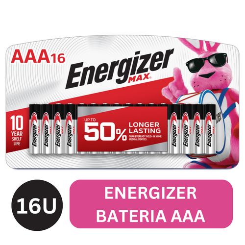 Batería Energizer,Blister AAA -16 uds