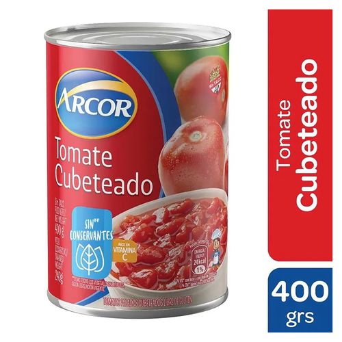 Tomate Arcor Cubeteado -400 g