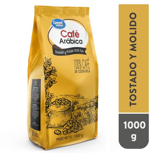 Café Tostado y Molido Great Value - 1000g