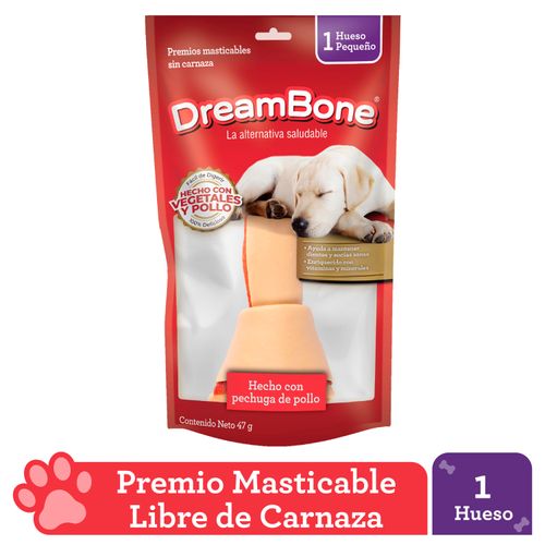 Snack DreamBone Para Perro Hueso Pequeño Unidad