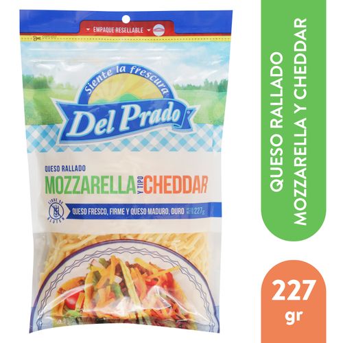 Queso Ray mozzarella y cheddar - 227 g