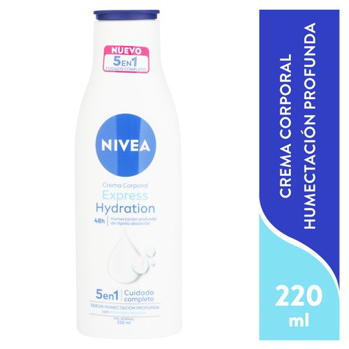 Crema Nivea Corporal Humectante Express Hidration-220 ml