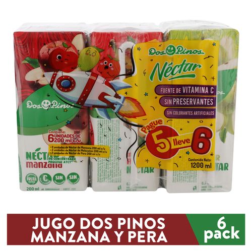 6 Pack Néctar Dos Pinos Surtido -200ml
