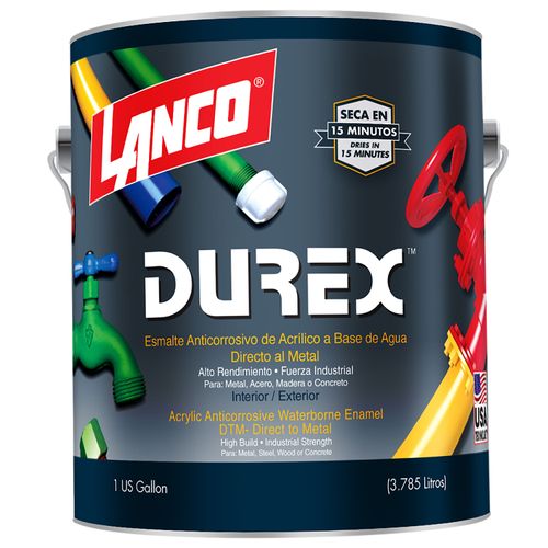 Esmalte anticorrosivo Lanco durex color rojo - 1 gal