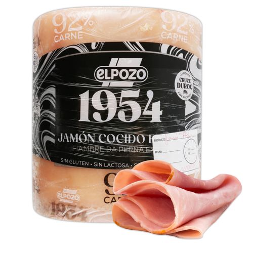 Jamón El Pozo ahumado cocido extra - 1 kg