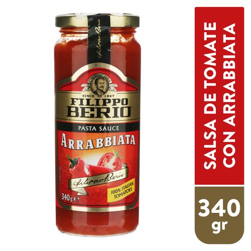 Salsa tomate Filippo Berio con arrabiata - 340 g