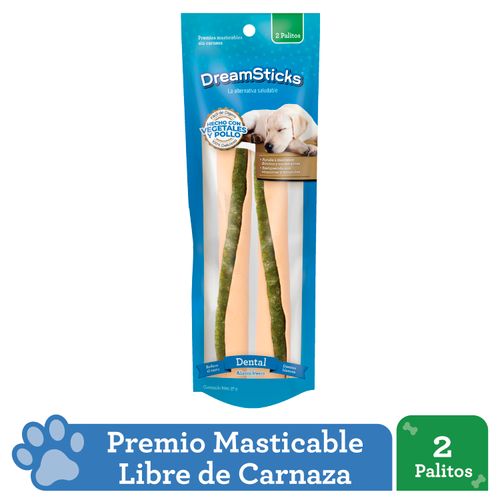 Snack DreamBone Sticks Para Perro Palitos Dental 2 Uds