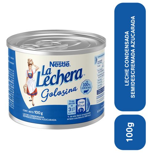 Leche Condensada Nestlé La Lechera Azucarada Lata - 100g